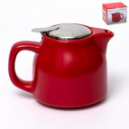 Феличита, чайник 500мл с фильтром, матовый, красный, цветная упаковка