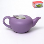 Феличита, чайник 1000мл с фильтром, матовый, фиолетовый, цветная упаковка