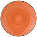 Тарелка закусочная "nature" 22,5см, оранжевая