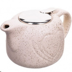 28681-3 Заварочный чайник керамика БЕЖЕВЫЙ 750 мл LR