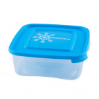 Квардатный контейнер для замораживания продуктов 0,7л "морозко"