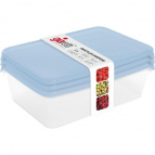 Набор контейнеров для заморозки Sugar&Spice (3x1,35л) голубой