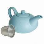 Ф19-114R  Заварочный чайник с фильтром : 1100мл, голубой  (12)