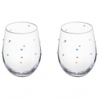 НАБОР СТАКАНОВ "SWEETY COLORS" ИЗ 2 ШТ. 520 МЛ