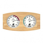 Термометр с гигрометром Банная станция, Большой Размер, 50х25,5х3 см, для бани и сауны "Банные штучки"/1
