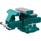 KRAFTOOL Слесарные тиски  Reversible 200 мм, расход 368 мм (32705-200)