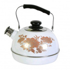 Чайник эмал 3,5л подвиж/руч слон кость олимпия