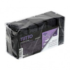 Губка для мытья посуды, 9,5*6,5*3,5 см, 5 шт, черные Tutto 