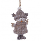 Фигурка декоративная подвесная "Сова", L5 W4,5 H10 см