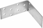 Крепежный угол ЗУБР "МАСТЕР" равносторонний, 40х80х80мм, 1шт
