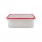 Контейнер с сеткой Экстра лок L 2,4л (красный)