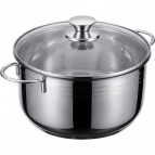 93-BIMv-09 Кастрюля со стек. кр. 4л; 21х11см Linea BIMBO vitro
