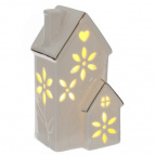 Фигурка декоративная "Дом" (подсветка, 3xLR44 н/п), L7,5 W6,5 H14 см
