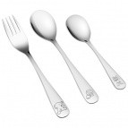 НАБОР ДЕТСКИХ СТОЛОВЫХ ПРИБОРОВ ZOO AGNESS 3 ПР