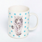 БЕЛЫЙ ТИГР, кружка 510мл, NEW BONE CHINA
