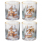 НАБОР СТАКАНОВ ИЗ 4-Х ШТ. "НАКАНУНЕ РОЖДЕСТВА" 320 МЛ