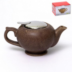 Феличита, чайник 450мл с фильтром,  крошка, коричневый, цветная упаковка