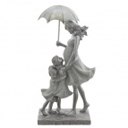 Фигурка декоративная "Девушка с детьми", L13,5 W10,5 H26,5 см