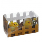 Изделие декоративное "Гнездо пасхальное", набор из 2-х шт., L11 W6 H6 см