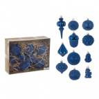 Набор из 12шт Украшение новогоднее "Шар", L22 W7 H17 см