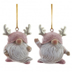 Фигурка декоративная подвесная "Гном",   L4 W3,5 H5 см, 2в.