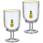 НАБОР БОКАЛОВ ДЛЯ ВИНА "FRUITY PINEAPPLE" ИЗ 2 ШТ. 350 МЛ