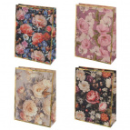 Пакет подарочный (бумага 210г/м2, блок микс 12шт), L31 W12 H42 см, 4в.