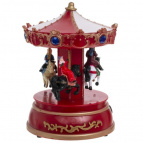 Фигурка декоративная "Рождество" (4 мелодии, подсветка, движение, 3xAA, не прилаг., USB), L13,5 W13,