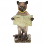 Фигурка декоративная "Кот", L8,5 W8,5 H16,5 см