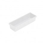 Лоток для хранения узкий 240х82х50 (белый)