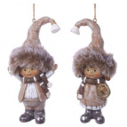 Фигурка декоративная подвесная  "Дети",  L6 W5 H13 см, 2в.