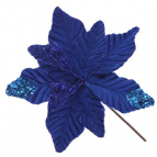 Цветок искусственный "Пуансеттия", L22 W22 H33 см