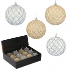 Украшение новогоднее Шар "Восточная сказка", набор из 12 шт, D10 см Полимерный материал