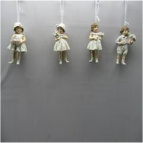 Изделие декоративное подвесное "Девочка/Мальчик",  H11 см, 4в