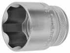 Торцовая головка KRAFTOOL "INDUSTRIE QUALITAT", Cr-V, SUPER-LOCK, хромосатинированная, 1/2", 32 мм