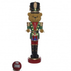 Фигурка декоративная "Медвежонок" (подсветка, 3хААА, не прил.), L15 W13 H46 см