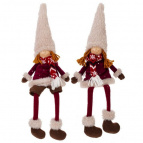 Игрушка набивная "Мальчик/ девочка", L15 W8 H46 см (полка 29 см.), 2в.