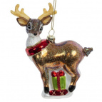 Украшение новогоднее "Олень", L10 W4,5 H13 см