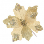 Цветок искусственный "Пуансеттия", L24 W24 H29 см