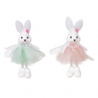 Фигурка декоративная "Зайка" (блок 6шт), L8 W4,5 H15 см, 2в.