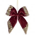 Изделие декоративное подвесное "Бант", L17 W2 H15 см
