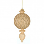 Украшение новогоднее Шар "Лампа Алладина", D8 H24 см