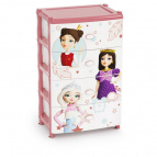 Комод "Царевны" 4-х секцион, широкий