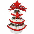 Декоративная фигурка с LED-подсветкой Ёлка, 9х6х15см