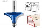 Фреза кромочная калевочная №1, D= 57,1мм, рабочая длина-29мм, радиус-22,2мм, хв.-12мм, d-12,7мм, ЗУБР Профессионал