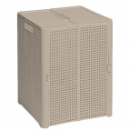 Корзина складная "Лофт" с крышкой 50л (латте)