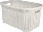 Корзина для хранения Plast Team Melange 35л 530х356х255 мм молочный туман