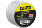 Серпянка самоклеящаяся FIBER-Tape, 5 см х 10м, STAYER Professional 1246-05-10