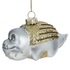 Украшение новогоднее "Дракончик" (блок из 12-ти), L10,5 W5 H7 см