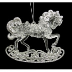 Новогоднее украшение Конь, 11x2x8 см